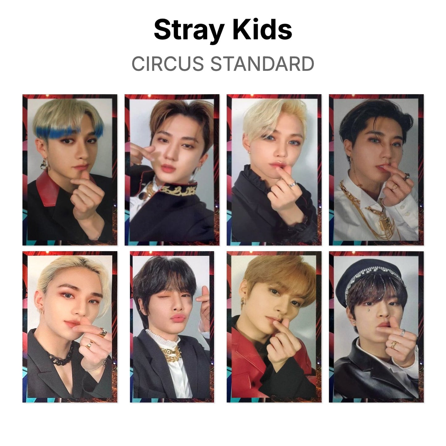 Stray Kids CIRCUS STANDARD photocard oficial