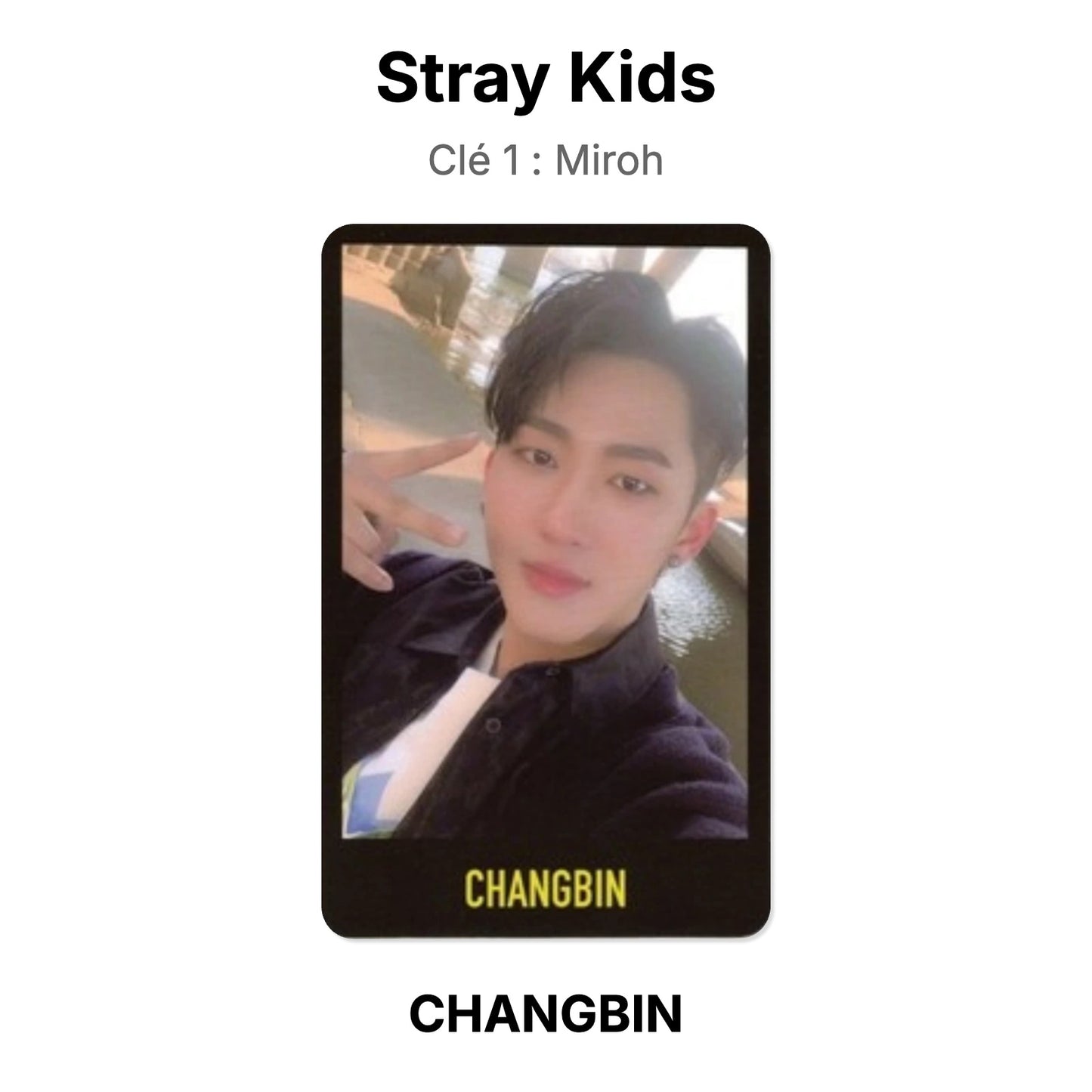 Stray Kids Clé 1 : Miroh photocard ufficiale