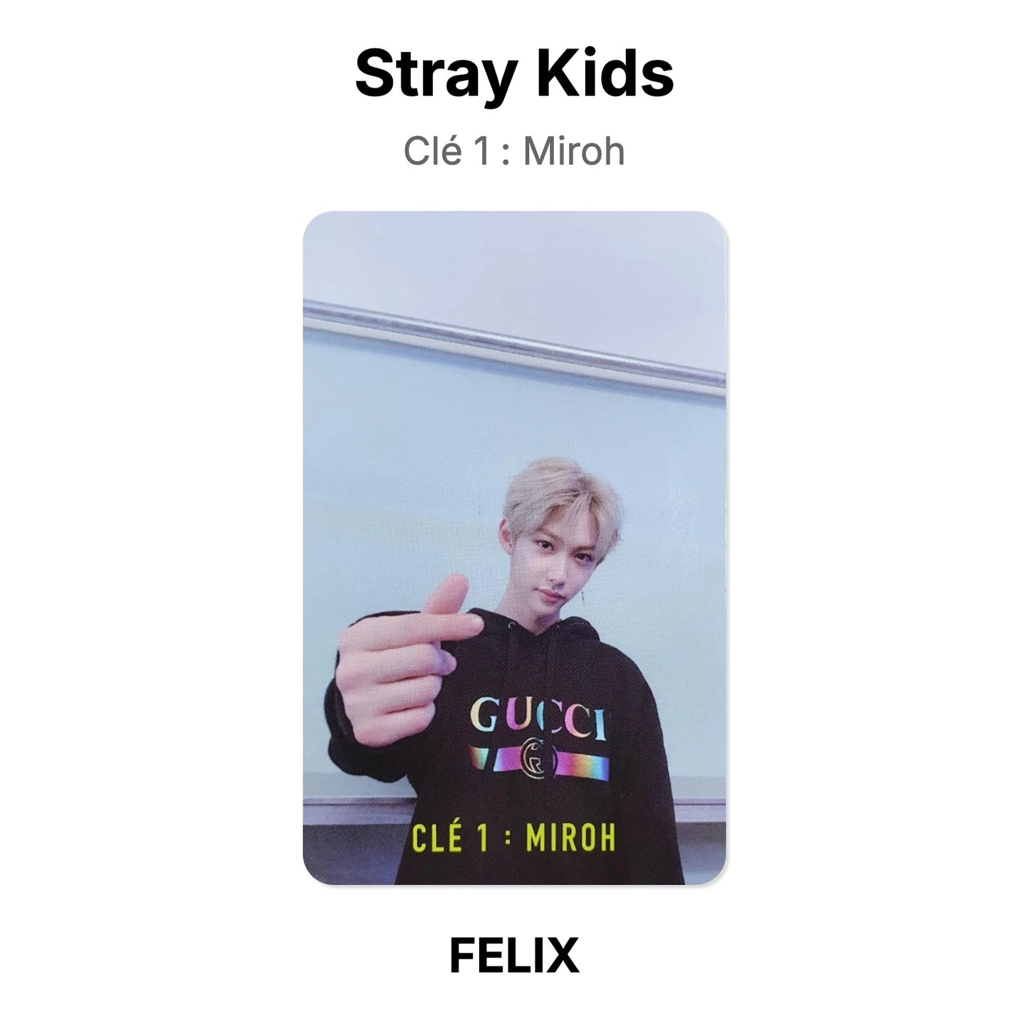 Stray Kids Clé 1 : Miroh photocard ufficiale