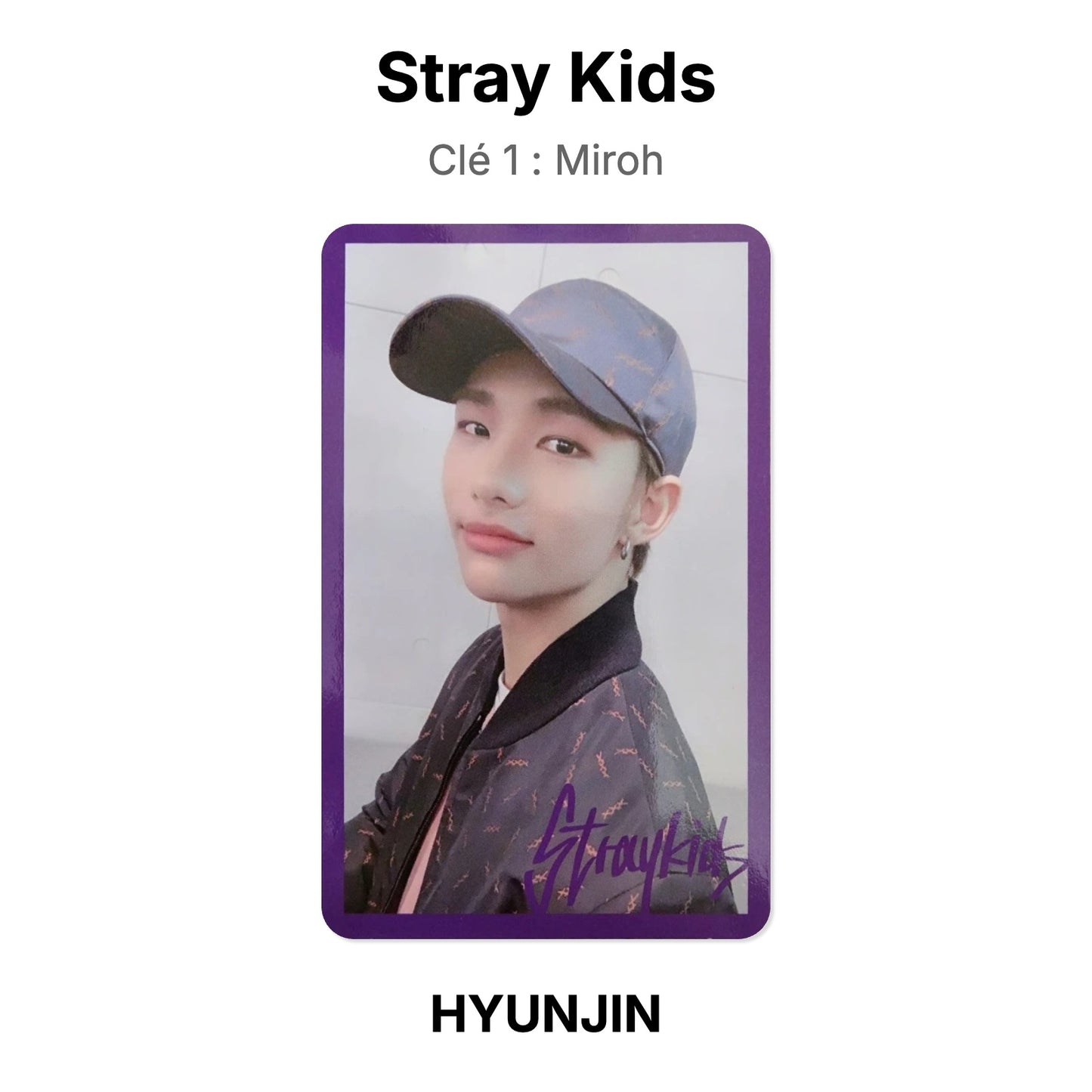 Stray Kids Clé 1 : Miroh photocard ufficiale