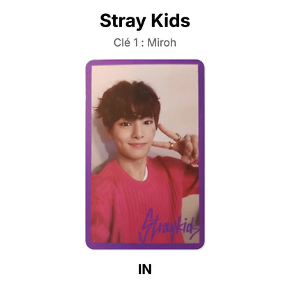 Stray Kids Clé 1 : Miroh photocard ufficiale