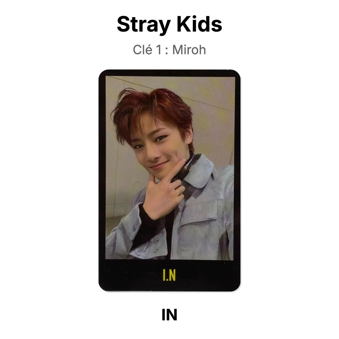 Stray Kids Clé 1 : Miroh photocard ufficiale