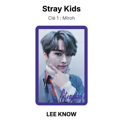 Stray Kids Clé 1 : Miroh photocard ufficiale