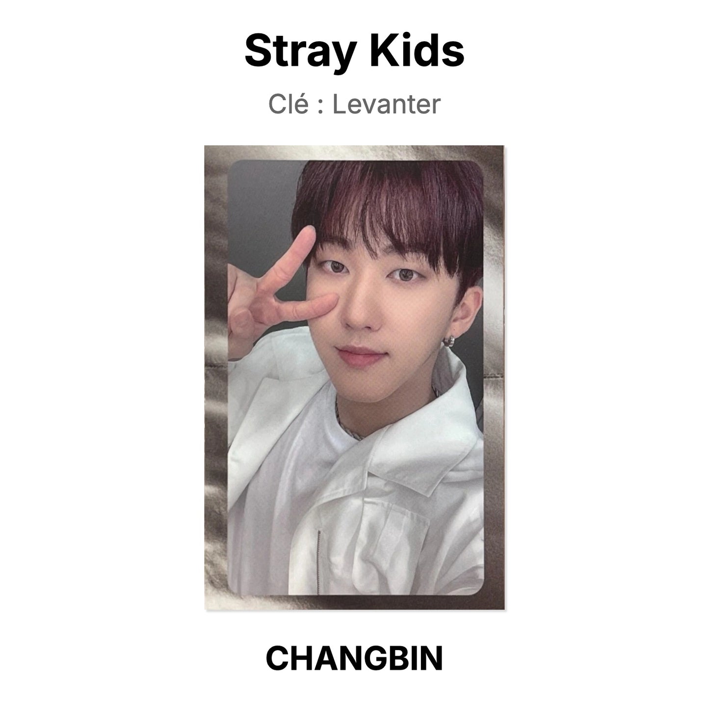 Stray Kids Clé : Levanter photocard oficial