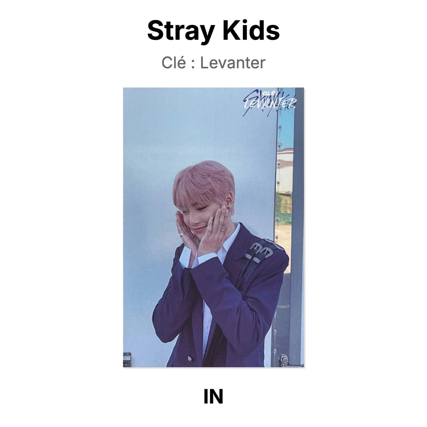 Stray Kids Clé : Levanter 官方小卡