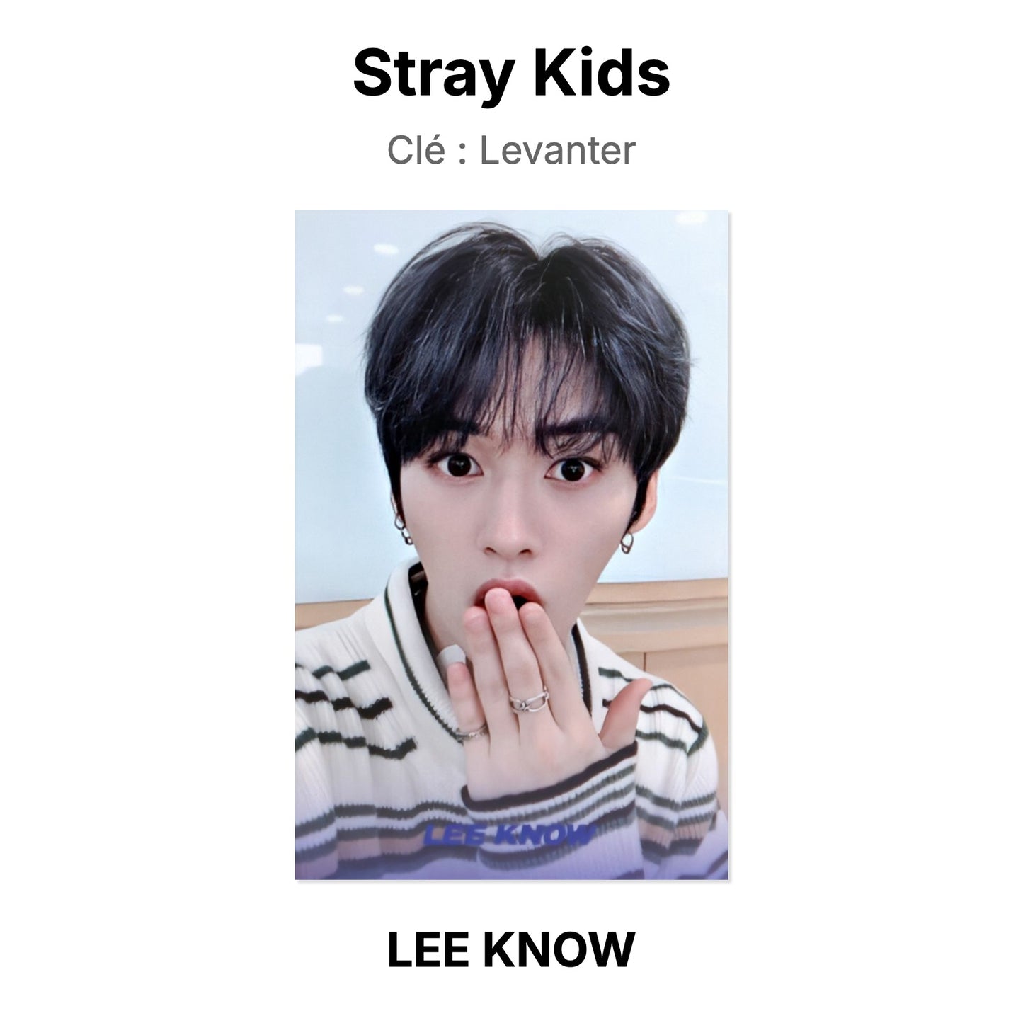 Stray Kids Clé : Levanter 官方小卡