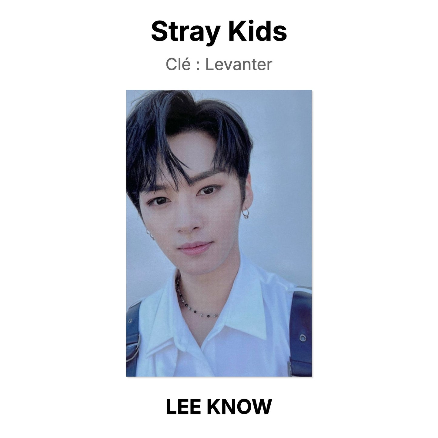 Stray Kids Clé : Levanter photocard oficial