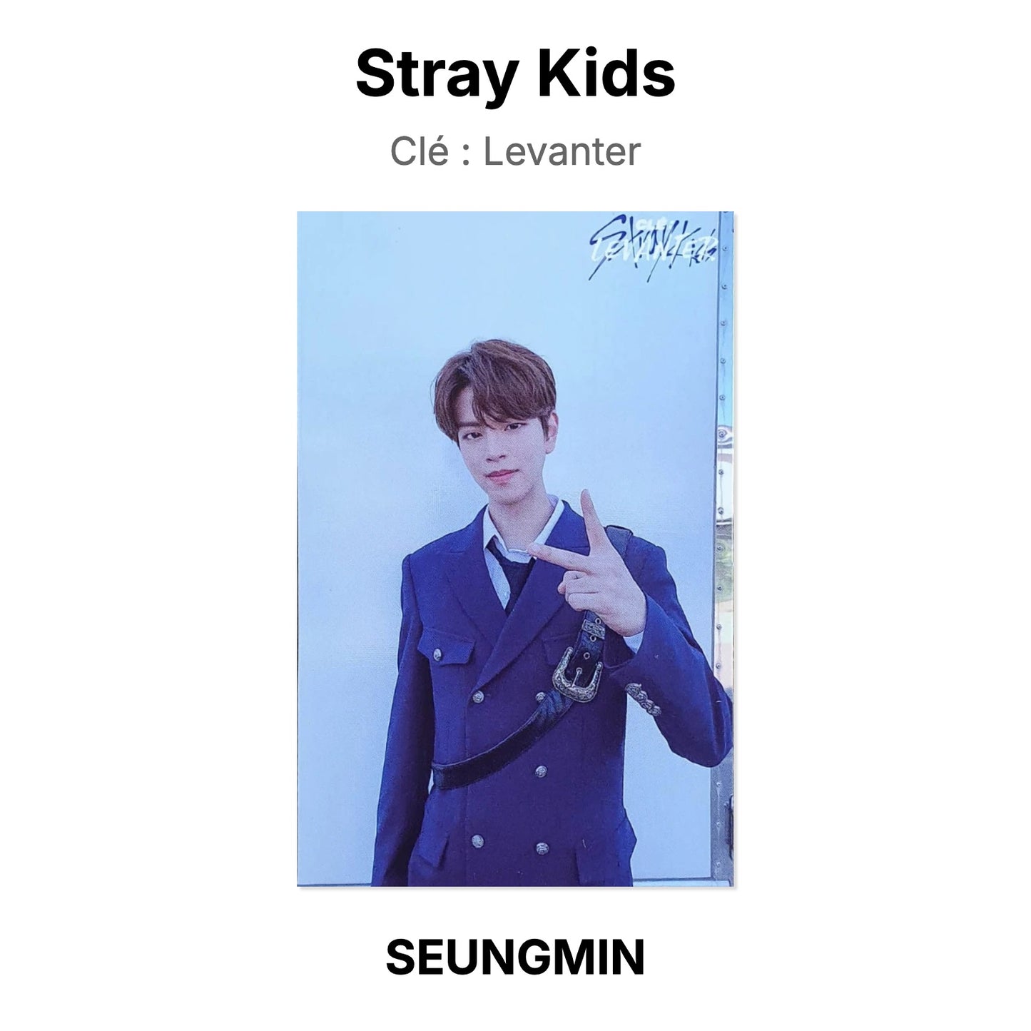 Stray Kids Clé : Levanter 官方小卡