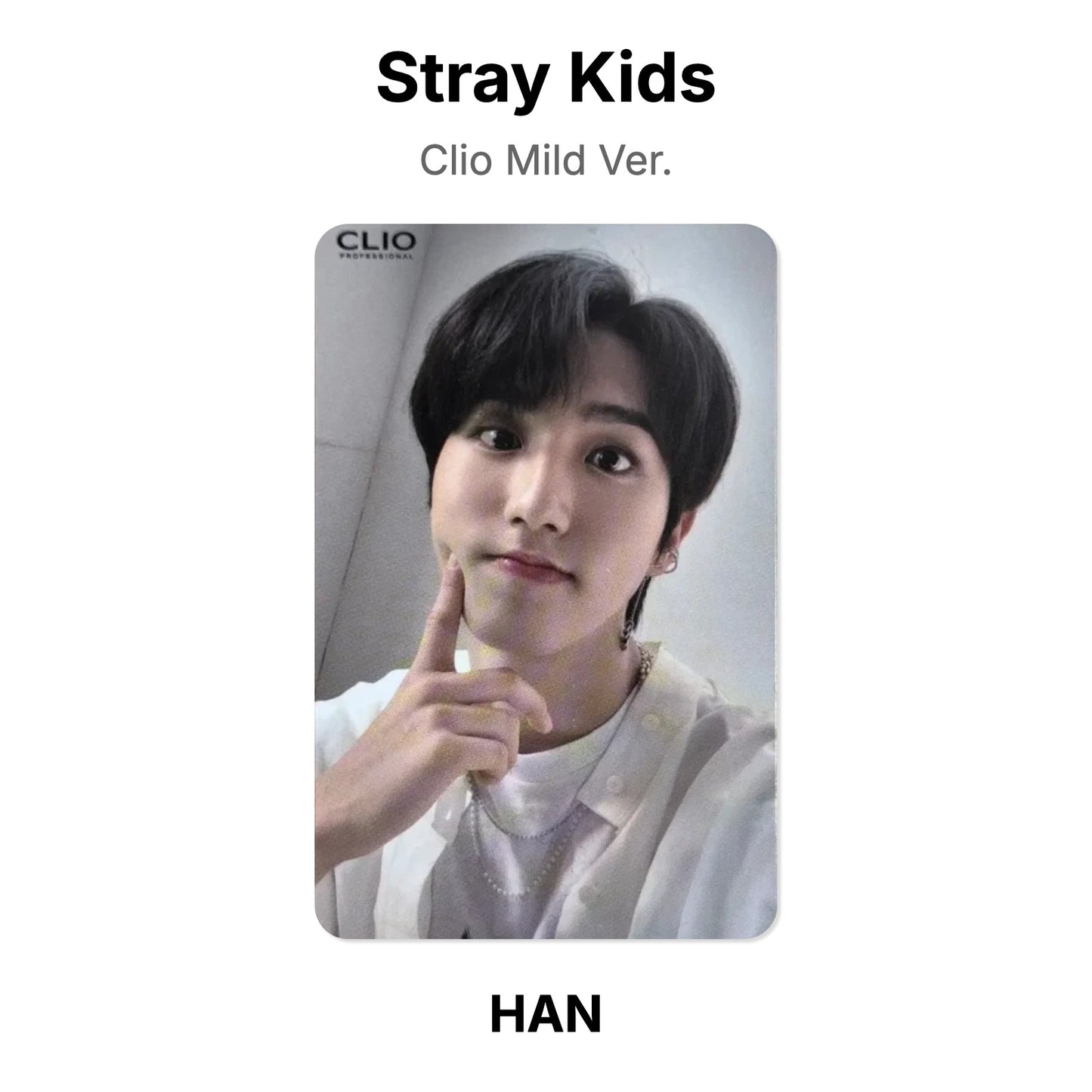 Stray Kids Clio Mild Ver. photocard oficial
