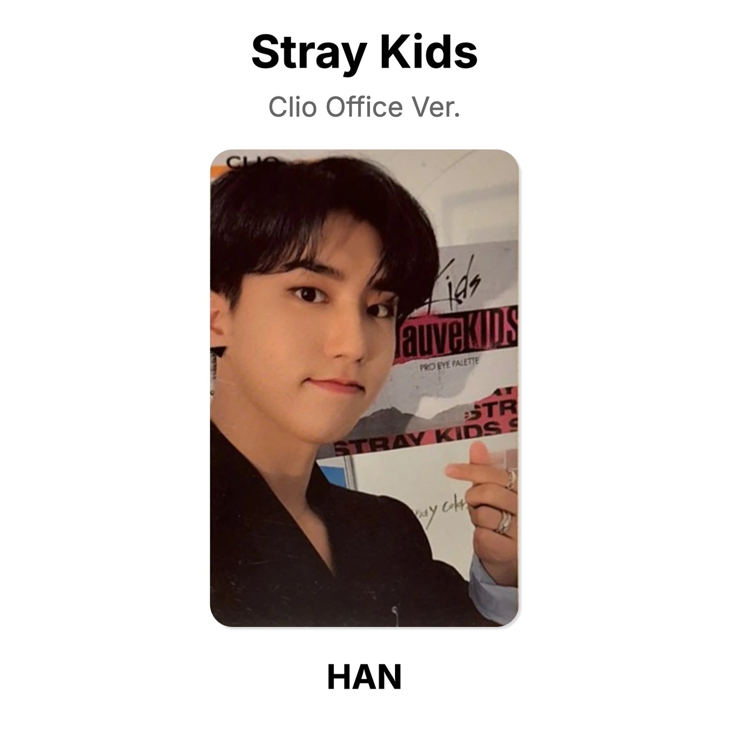 Stray Kids Clio Office Ver. Official Photocard