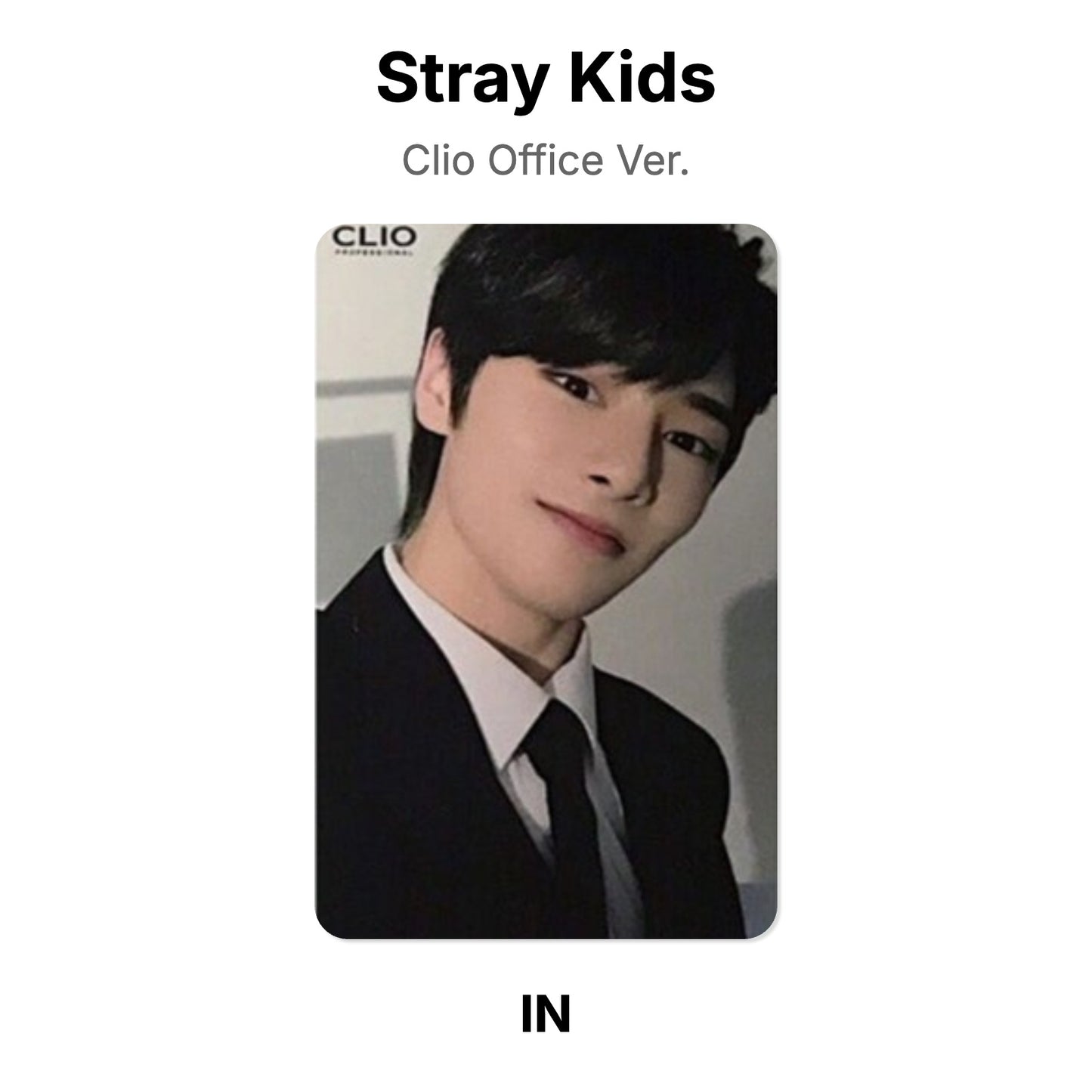 Stray Kids Clio Office Ver. Official Photocard