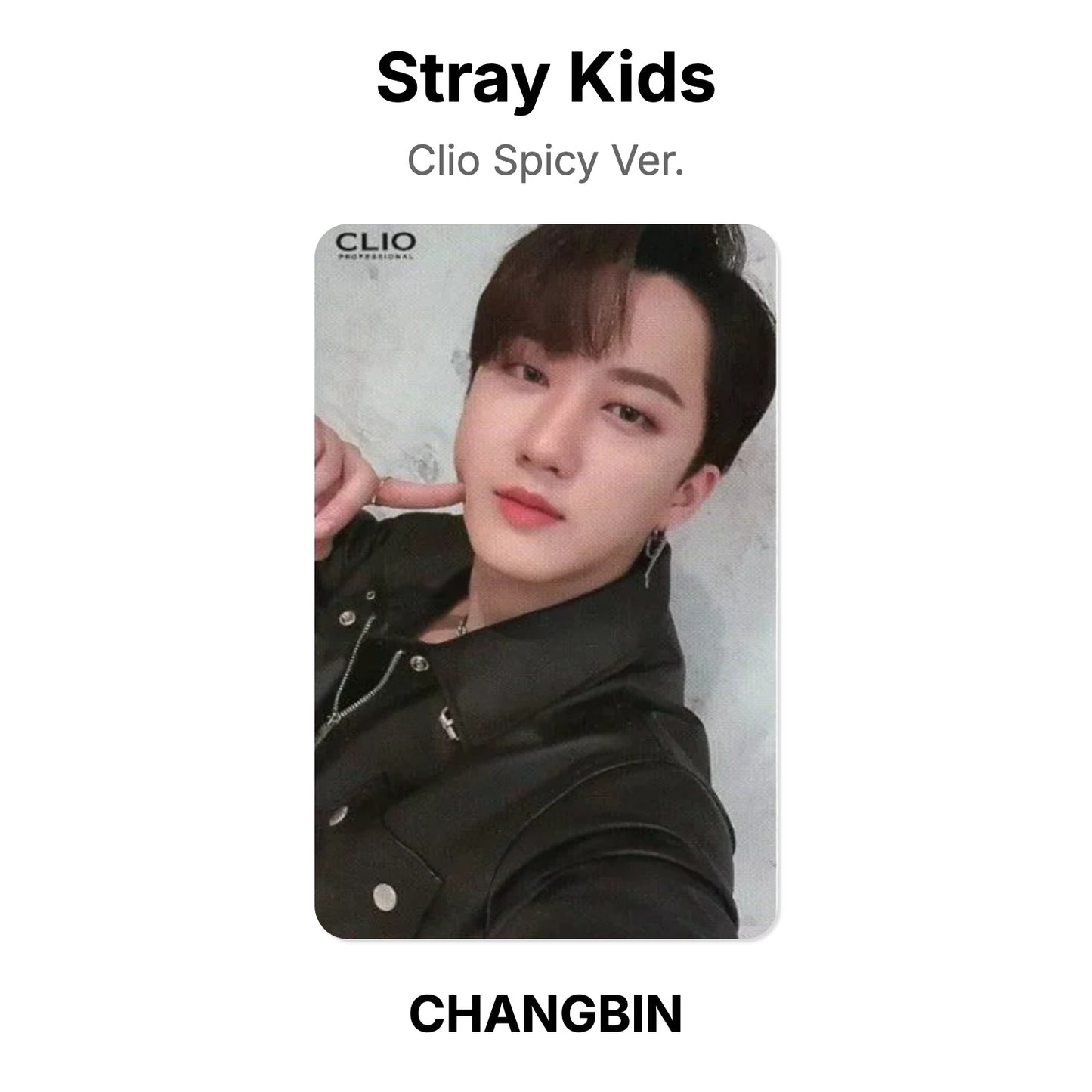 Stray Kids Clio Spicy Ver. 公式フォトカード