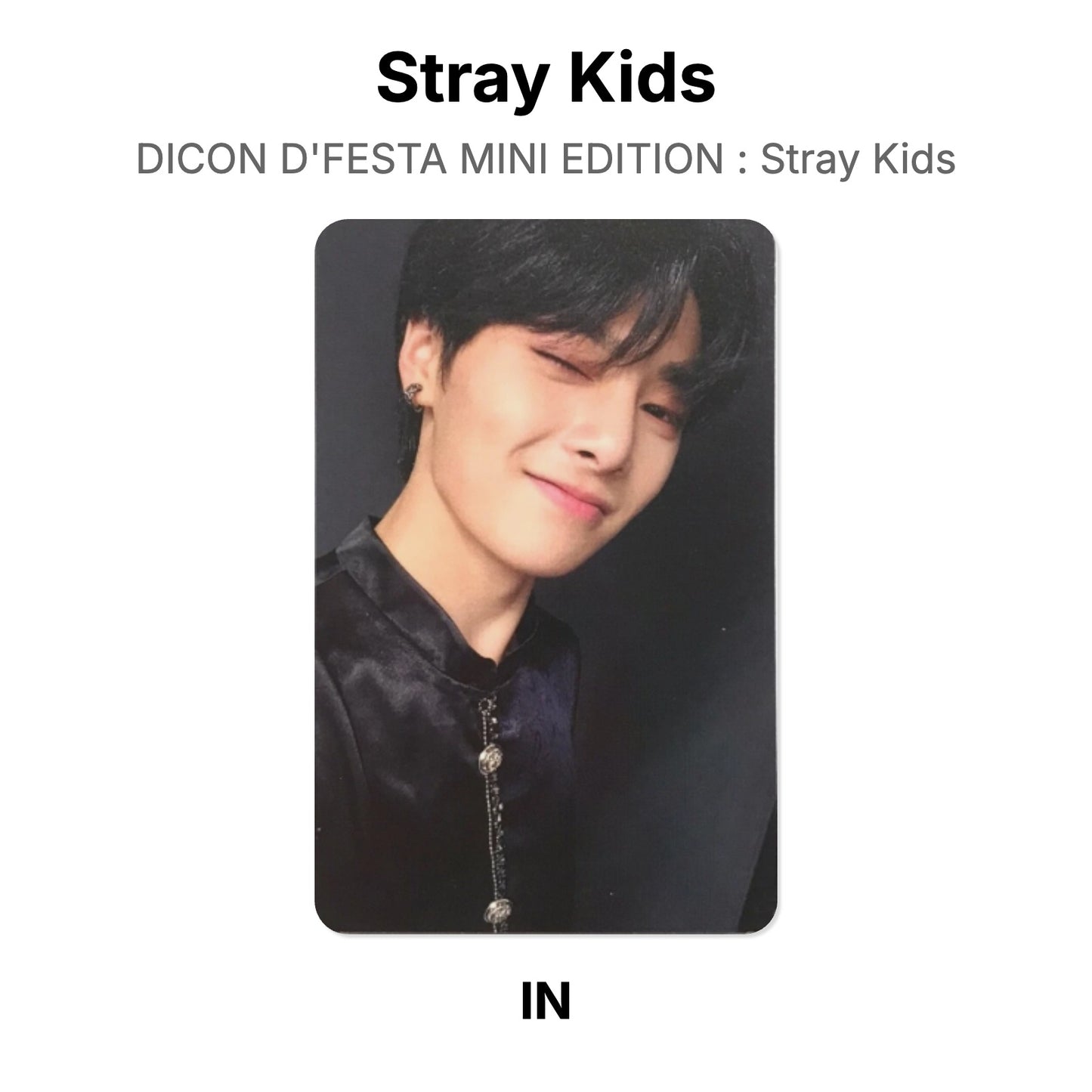 Stray Kids DICON D'FESTA MINI EDITION : Stray Kids Offizielle Photocard