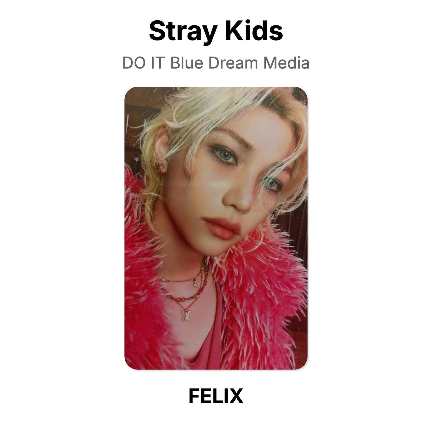 Stray Kids DO IT Blue Dream Media photocard oficial