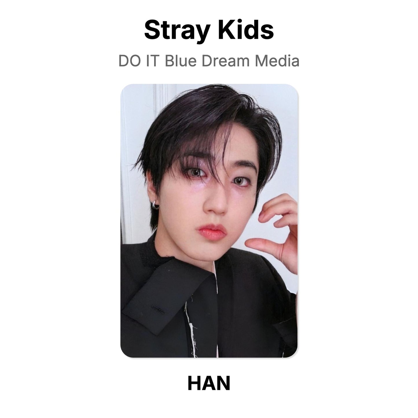 Stray Kids DO IT Blue Dream Media photocard oficial