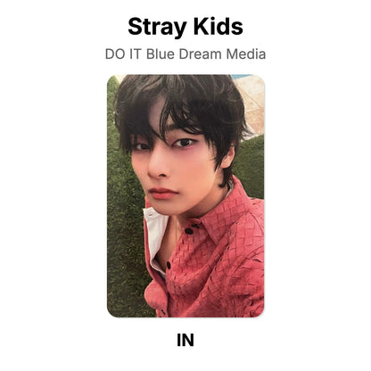 Stray Kids DO IT Blue Dream Media photocard oficial