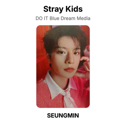 Stray Kids DO IT Blue Dream Media photocard oficial