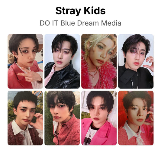 Stray Kids DO IT Blue Dream Media photocard resmi
