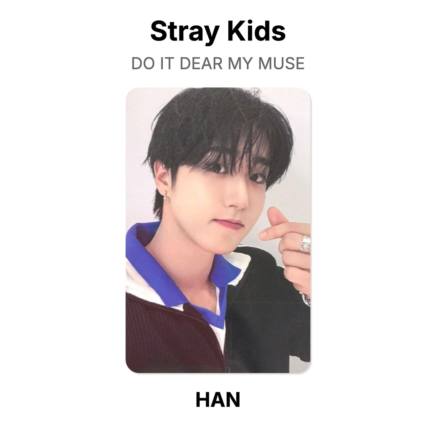 Stray Kids DO IT DEAR MY MUSE Official Photocard
