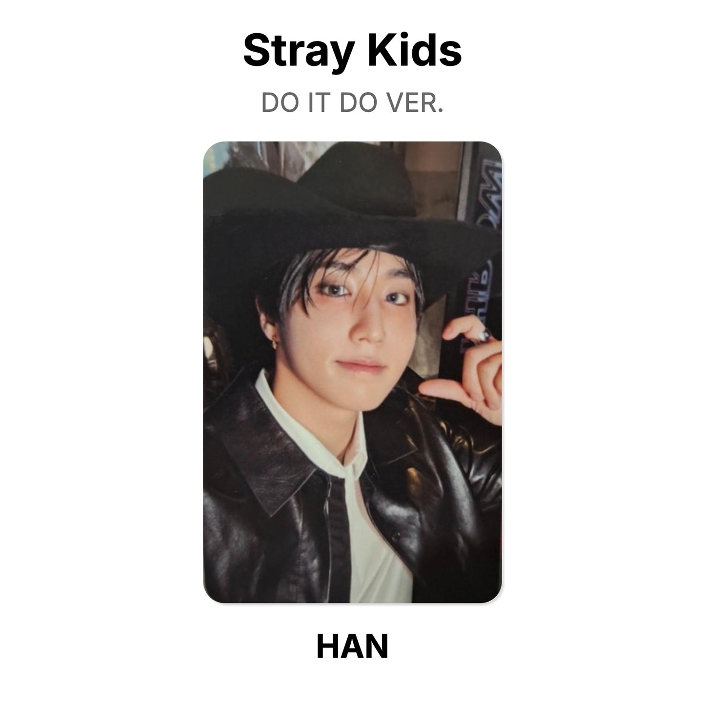 Stray Kids DO IT DO VER. photocard ufficiale