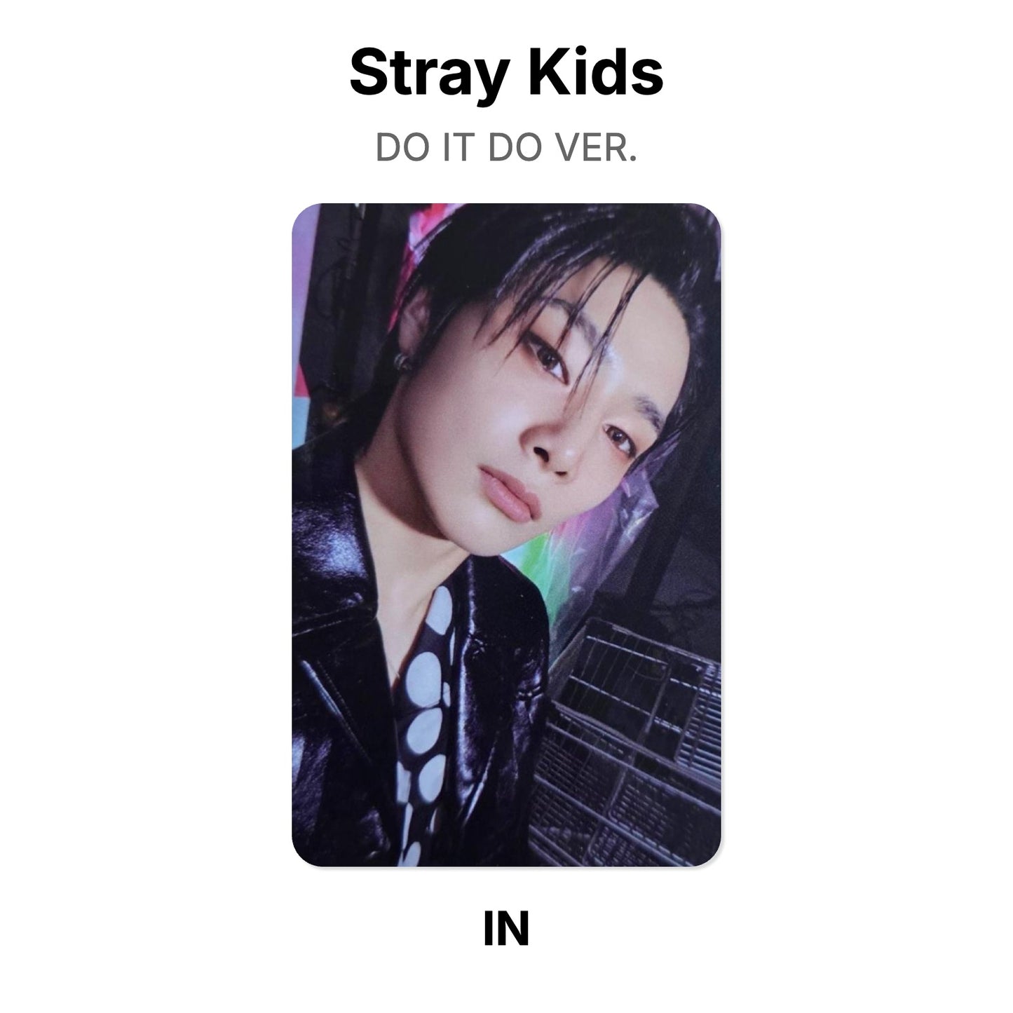 Stray Kids DO IT DO VER. photocard ufficiale