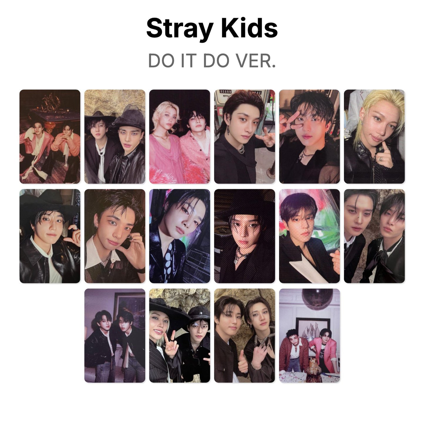 Stray Kids DO IT DO VER. photocard ufficiale
