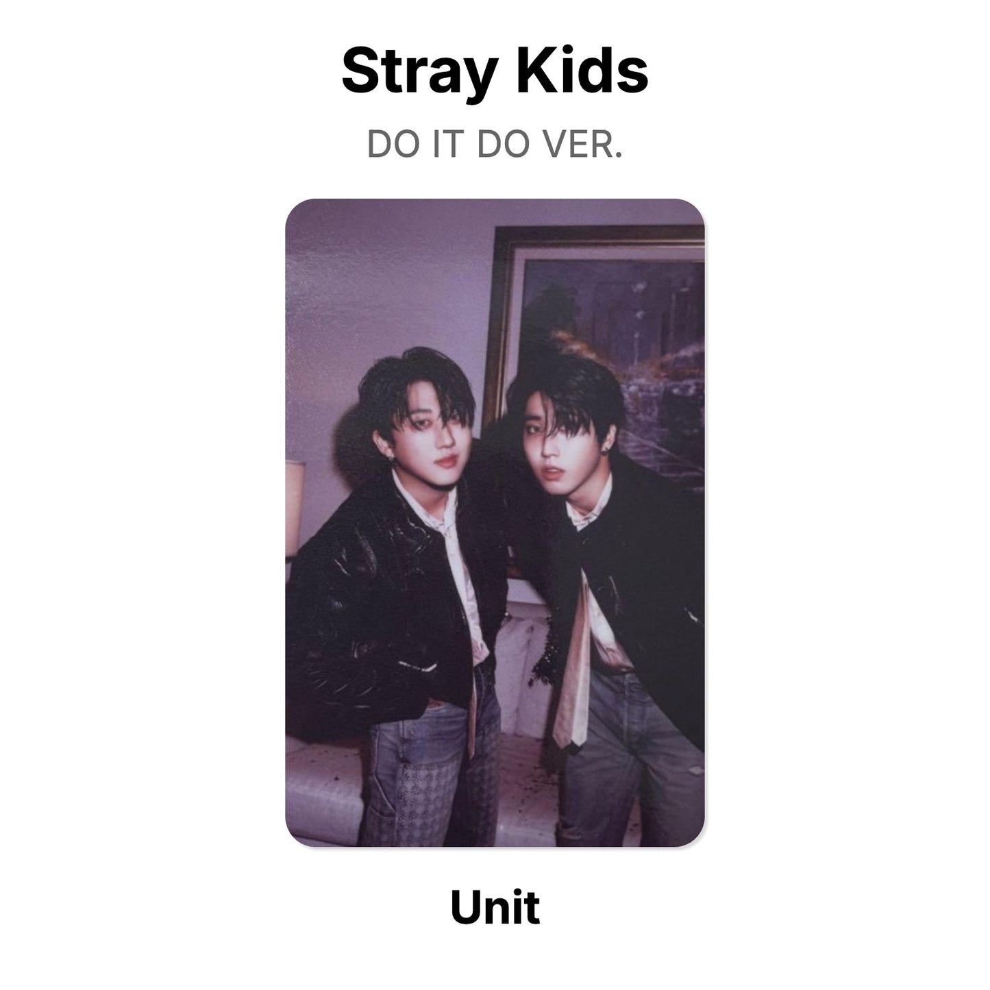 Stray Kids DO IT DO VER. photocard ufficiale