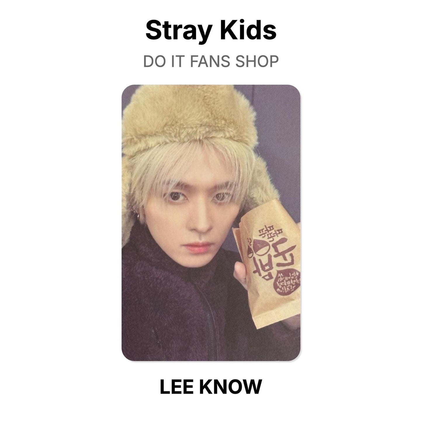 Stray Kids DO IT FANS SHOP โฟโต้การ์ดของแท้