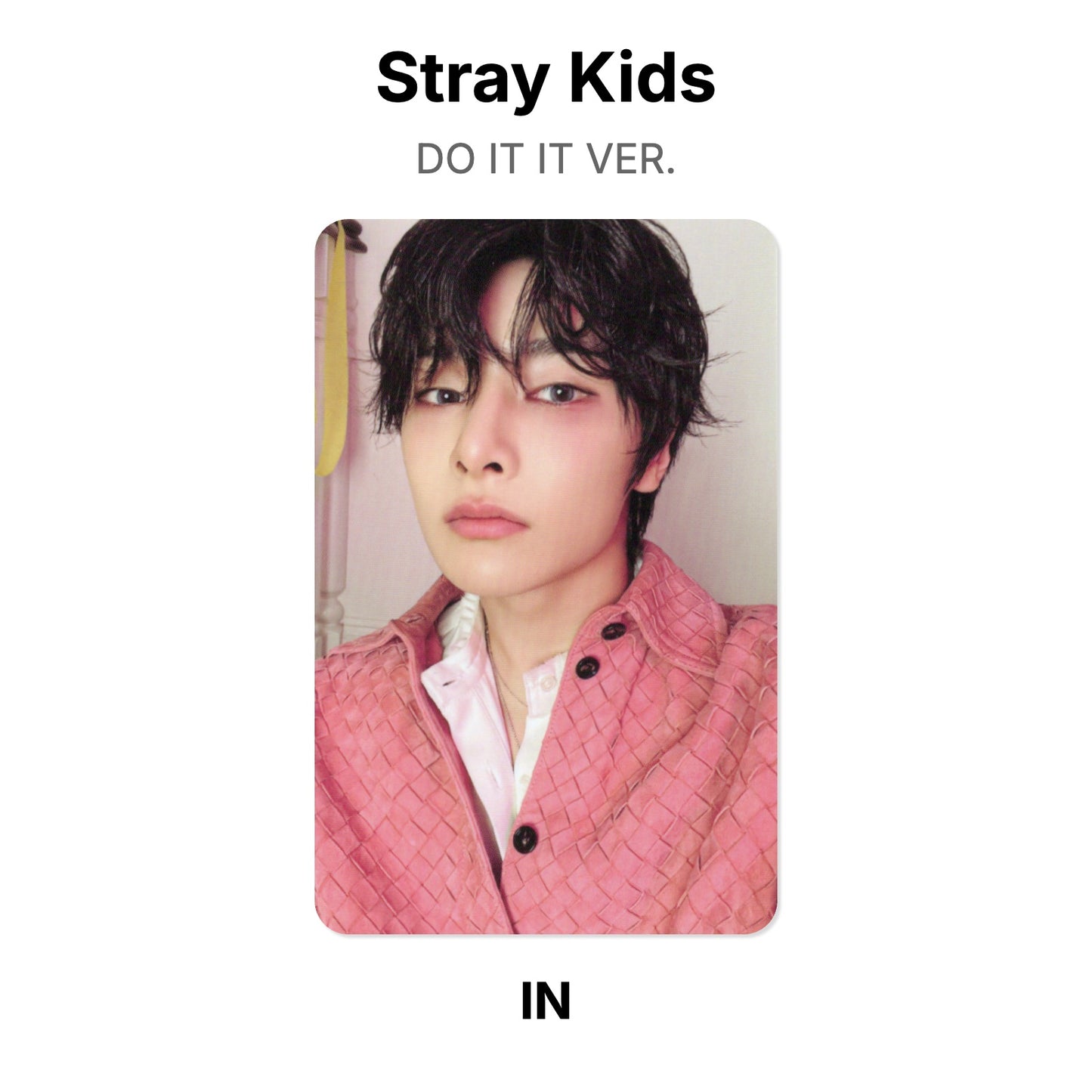 Stray Kids DO IT IT VER. Official Photocard