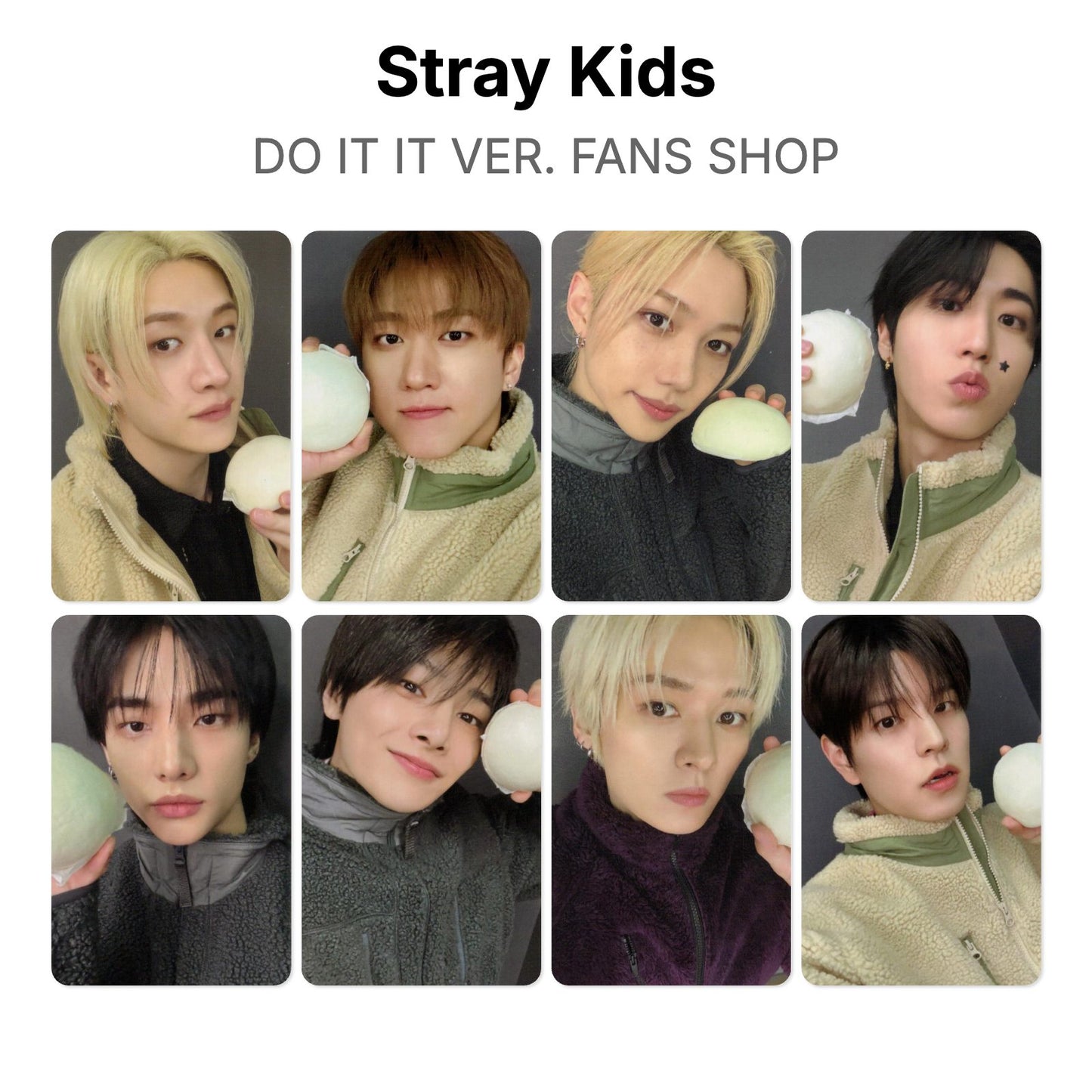 Stray Kids DO IT IT VER. FANS SHOP โฟโต้การ์ดของแท้