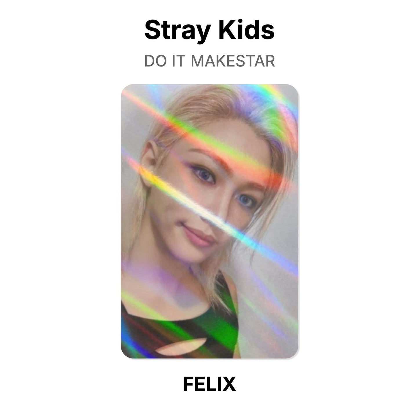 Stray Kids DO IT MAKESTAR photocard oficial