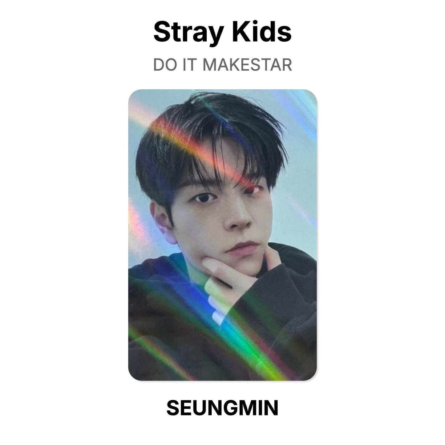 Stray Kids DO IT MAKESTAR photocard oficial