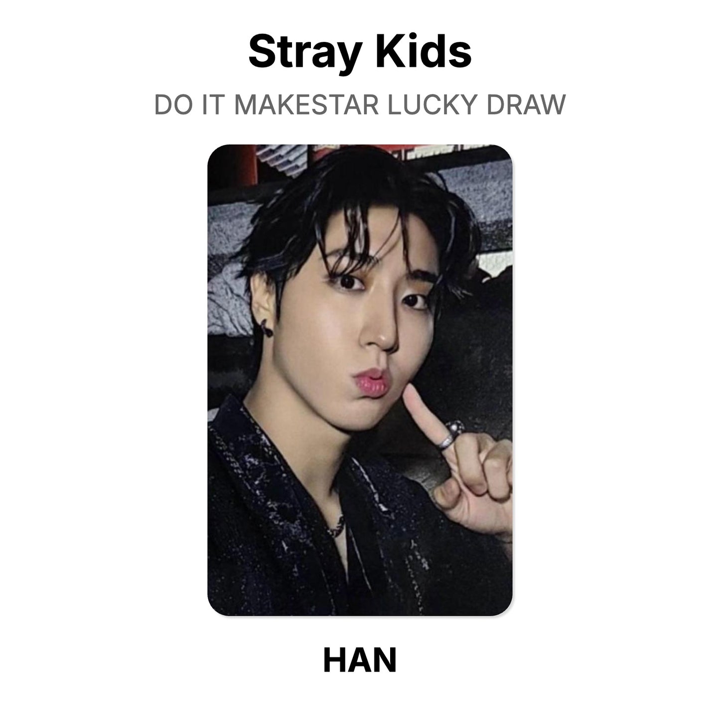 Stray Kids DO IT MAKESTAR LUCKY DRAW photocard chính hãng