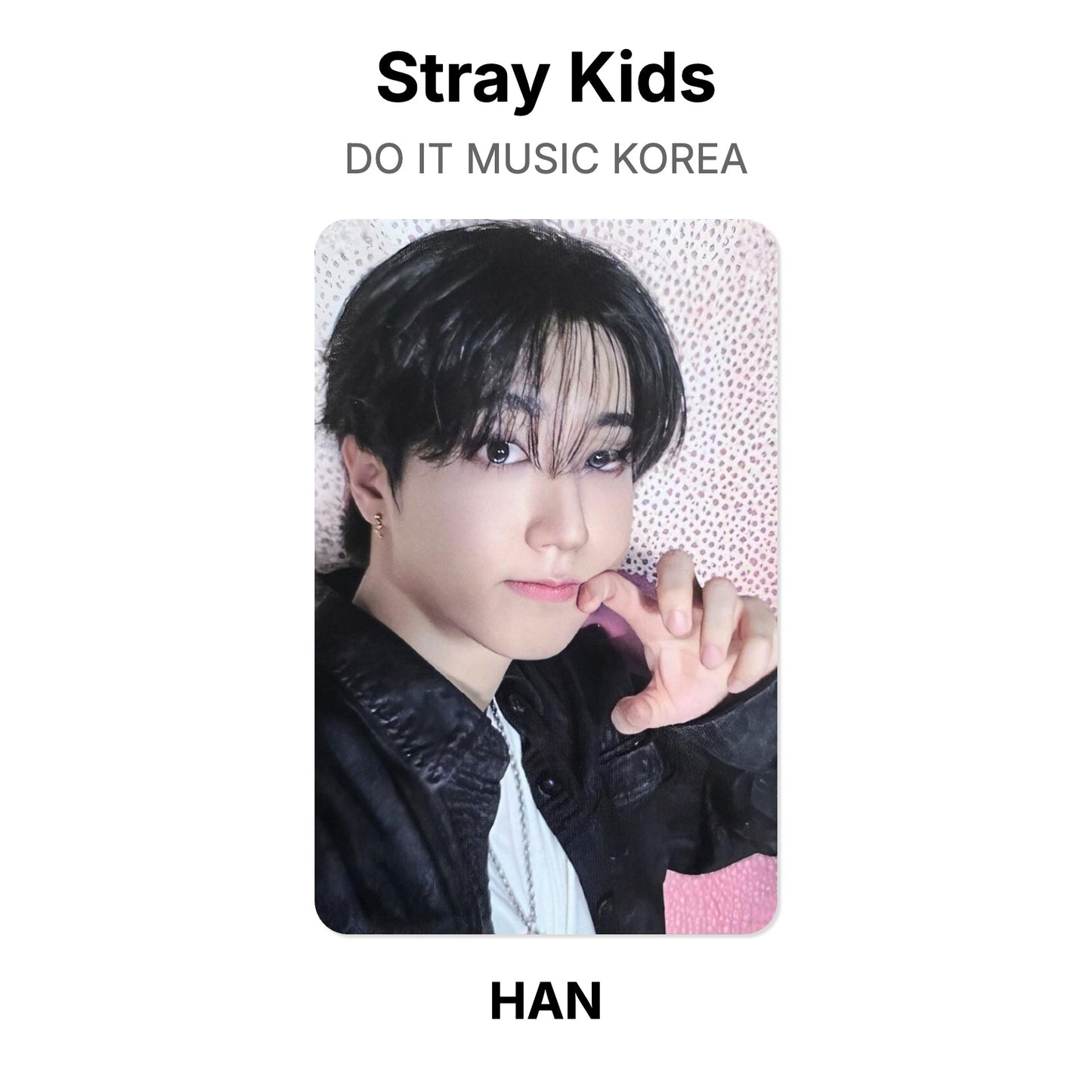 Stray Kids DO IT MUSIC KOREA Official Photocard