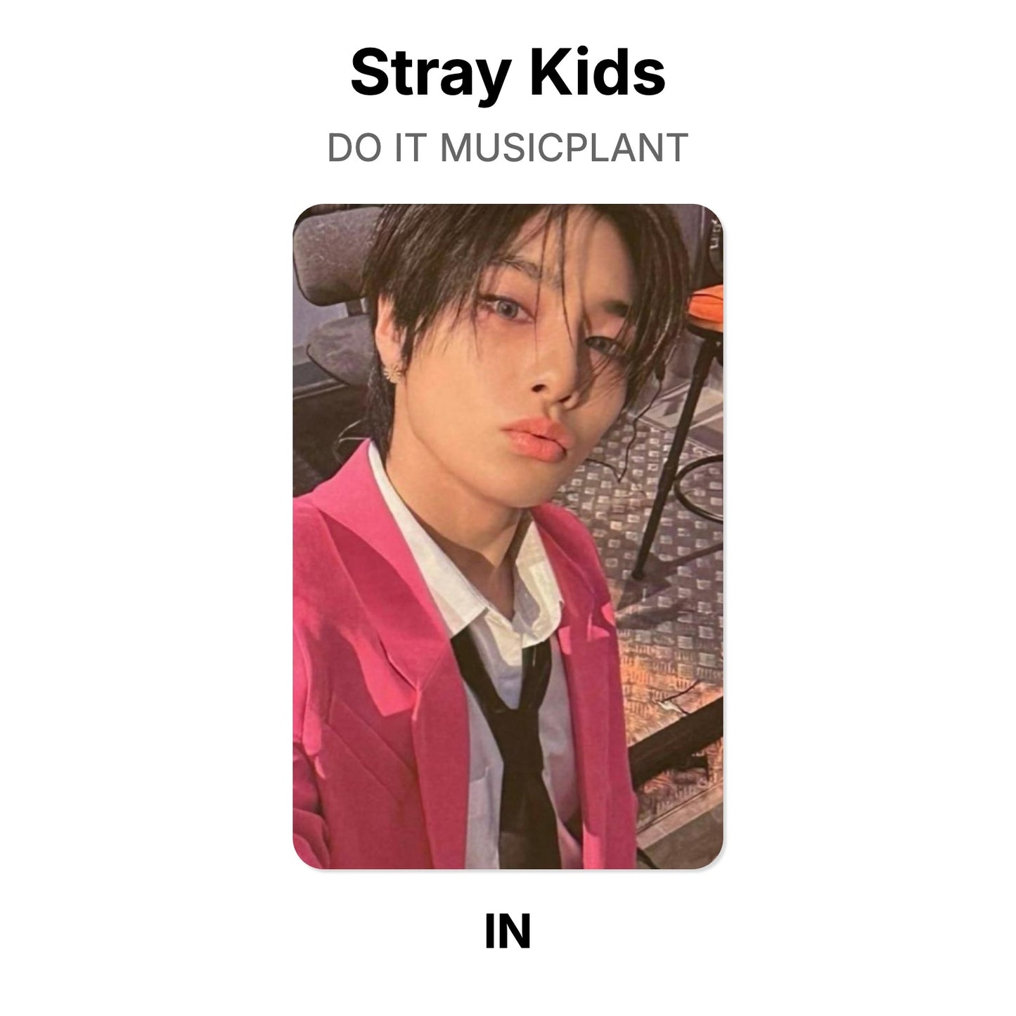 Stray Kids DO IT MUSICPLANT photocard officielle