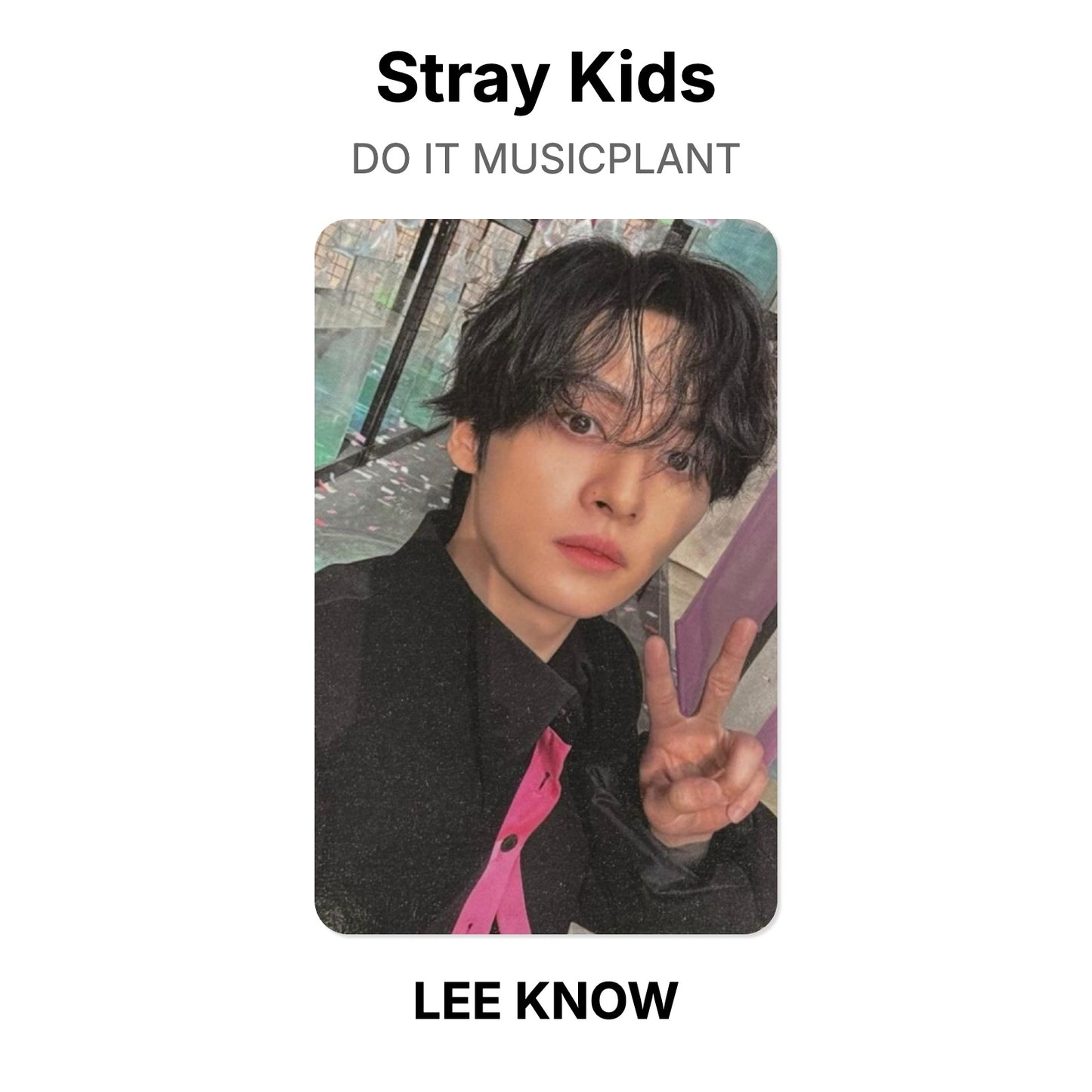Stray Kids DO IT MUSICPLANT photocard officielle