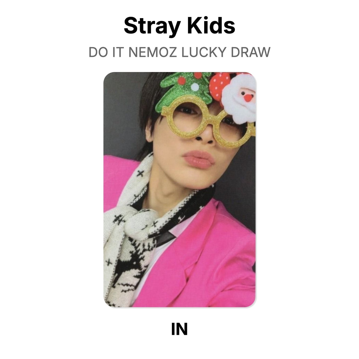 Stray Kids DO IT NEMOZ LUCKY DRAW Official Photocard