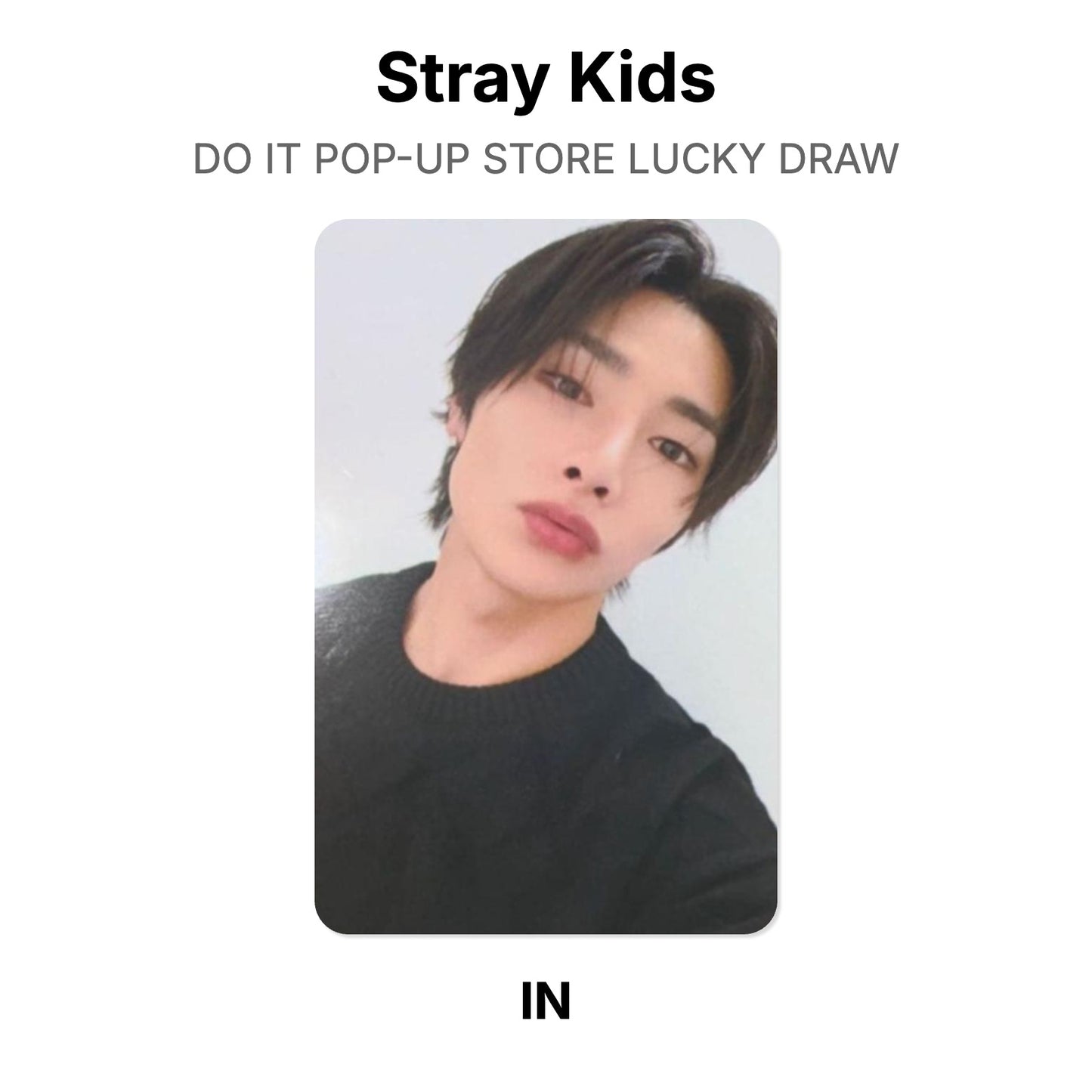Stray Kids DO IT POP-UP STORE LUCKY DRAW photocard chính hãng