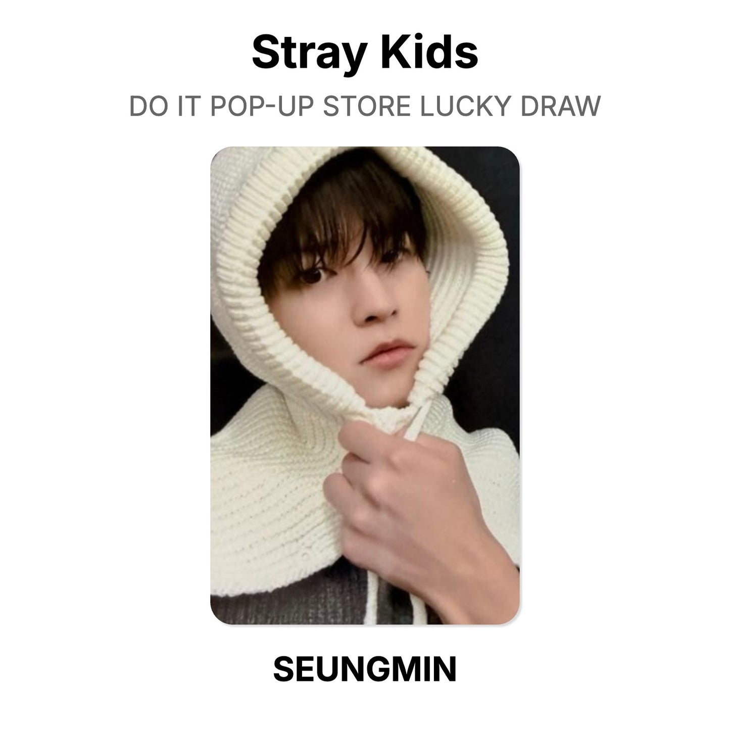 Stray Kids DO IT POP-UP STORE LUCKY DRAW photocard chính hãng