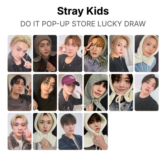 Stray Kids DO IT POP-UP STORE LUCKY DRAW photocard oficial