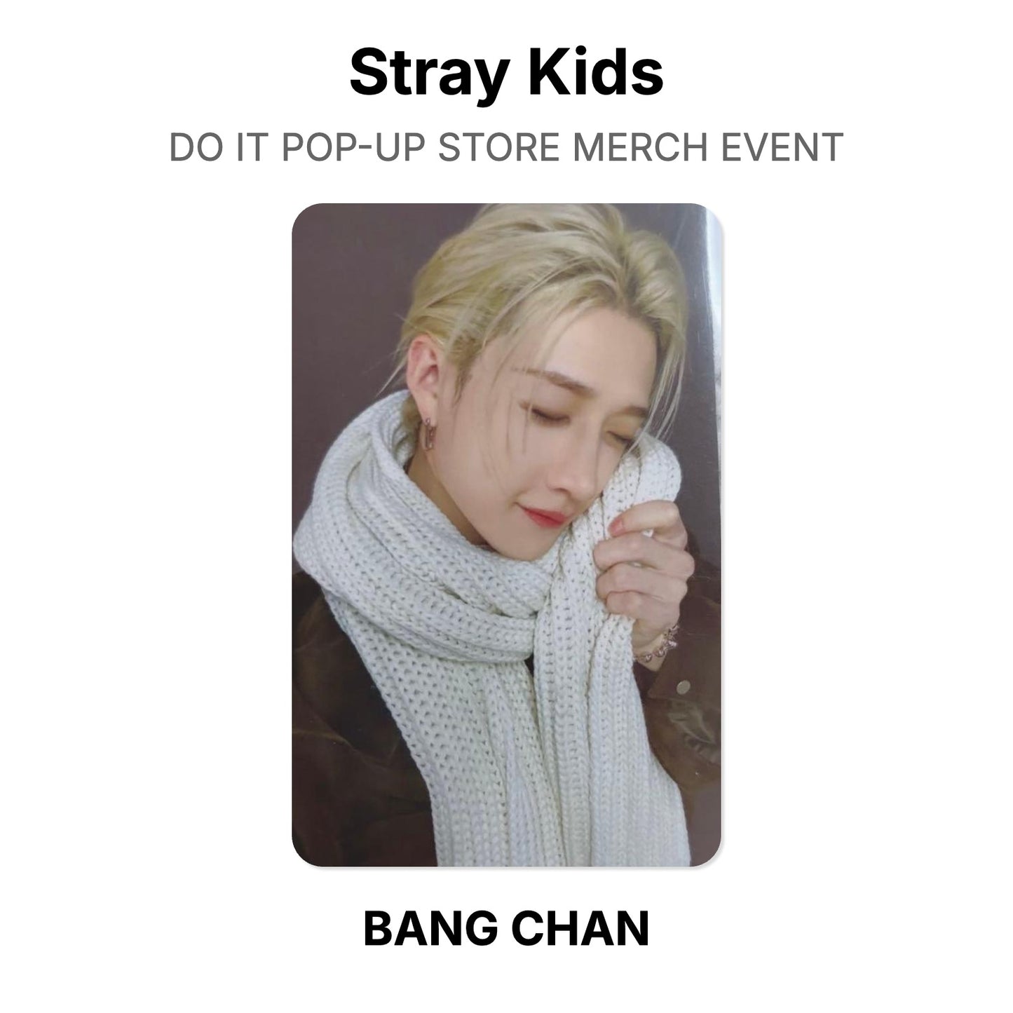 Stray Kids DO IT POP-UP STORE MERCH EVENT Official Photocard