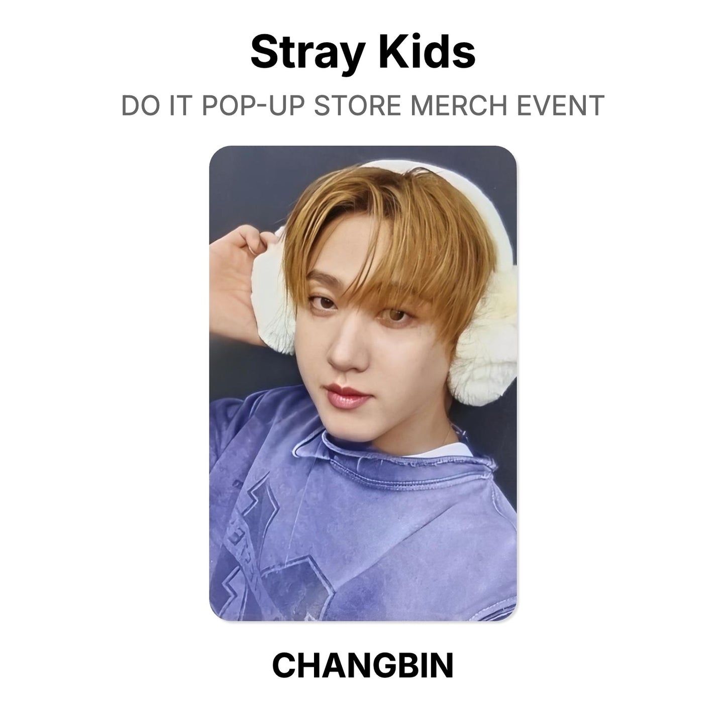 Stray Kids DO IT POP-UP STORE MERCH EVENT Official Photocard