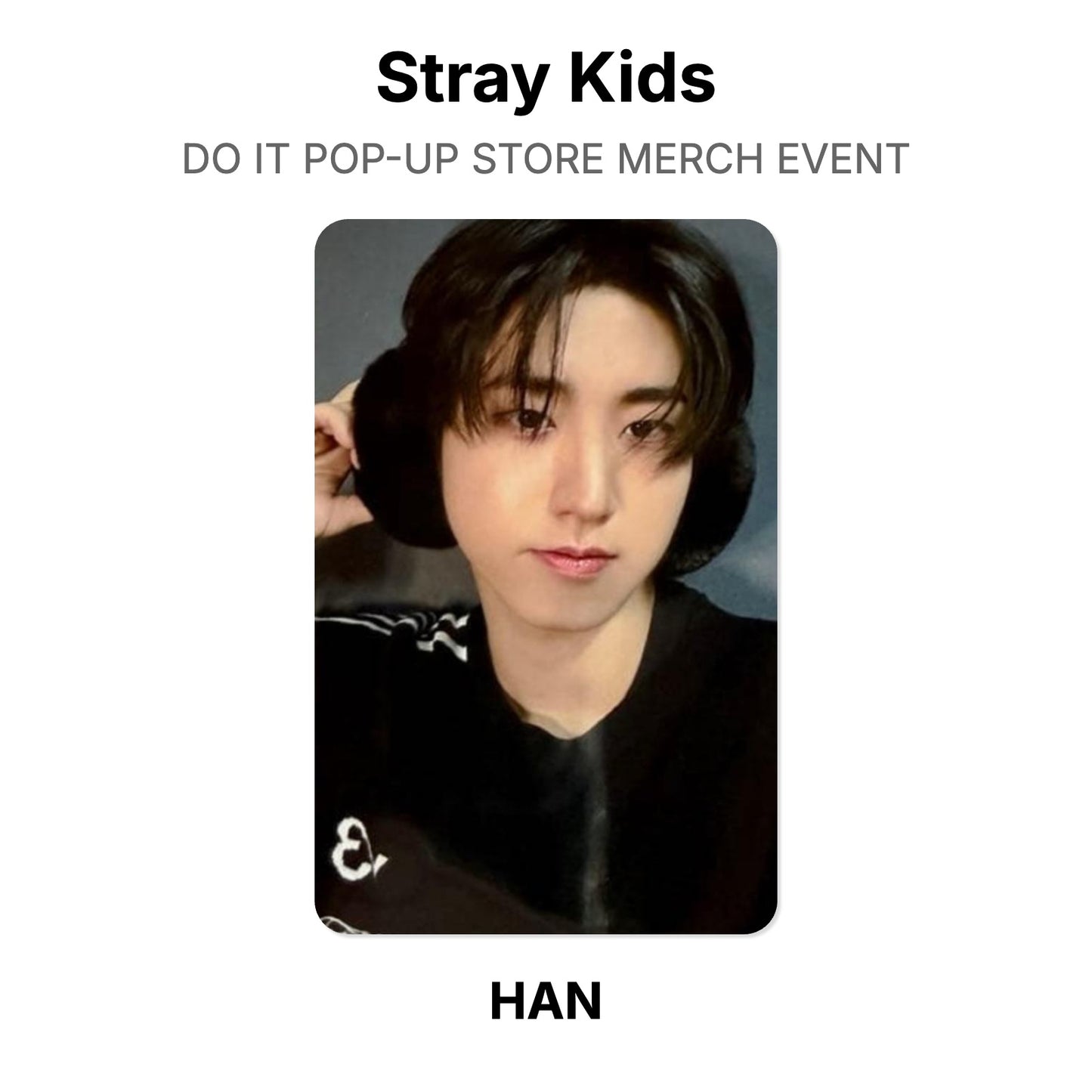 Stray Kids DO IT POP-UP STORE MERCH EVENT Official Photocard