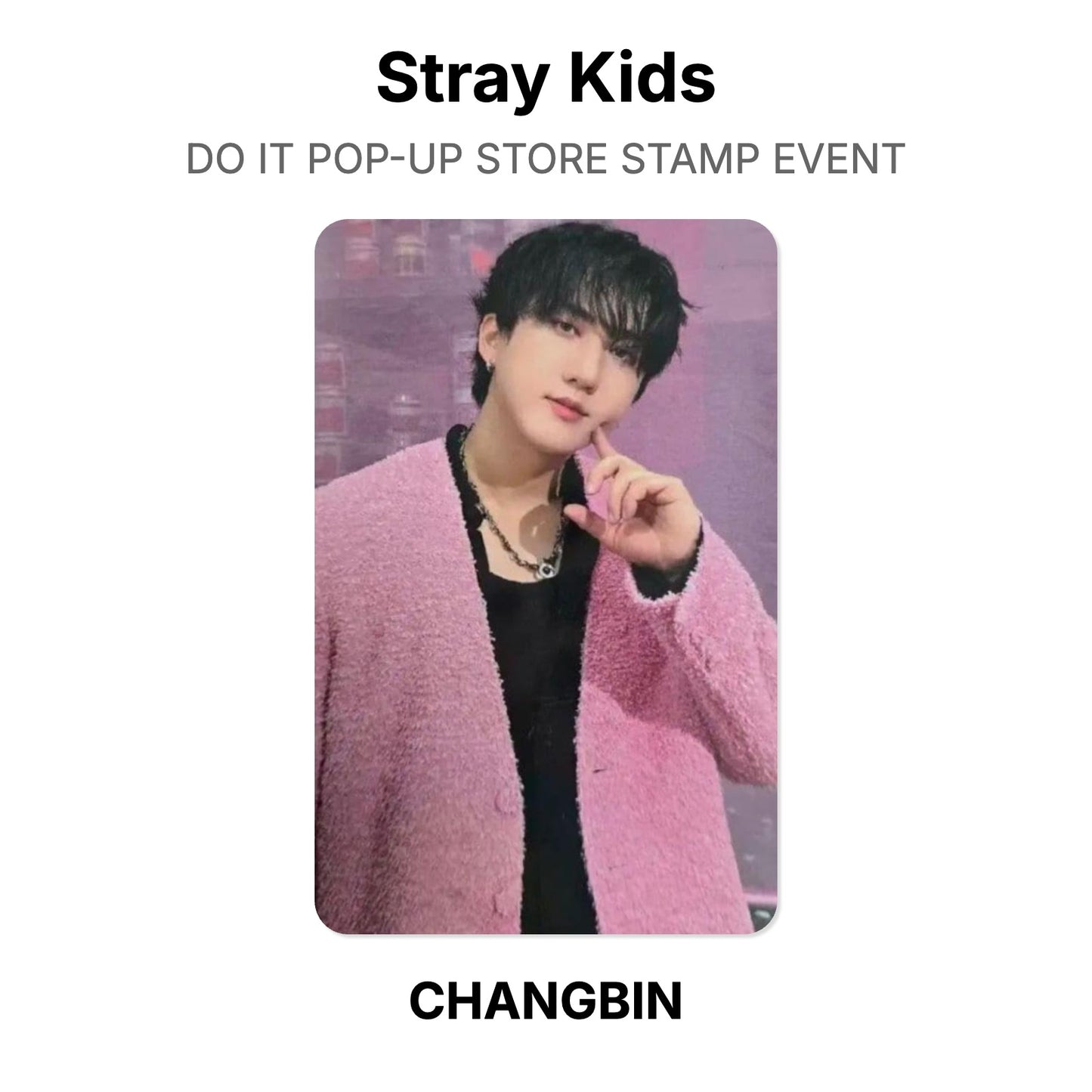 Stray Kids DO IT POP-UP STORE STAMP EVENT Official Photocard