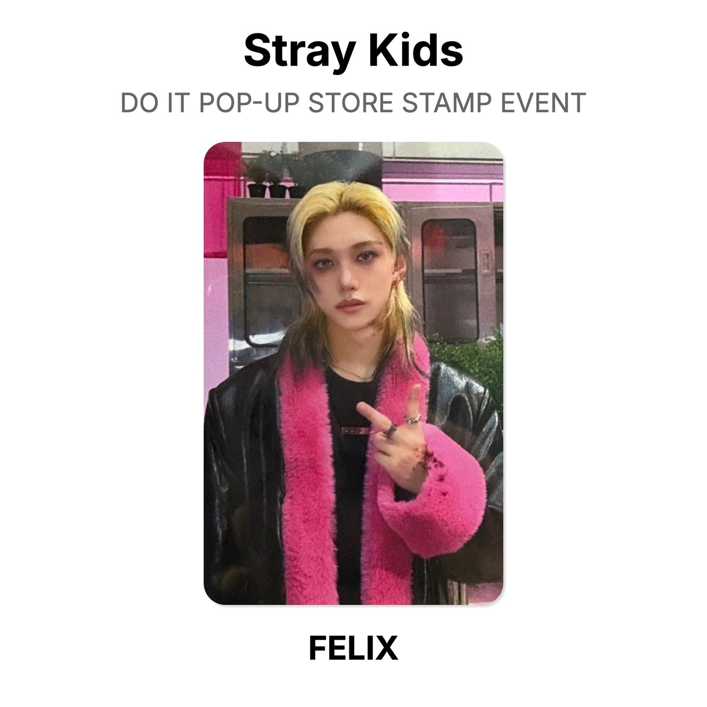 Stray Kids DO IT POP-UP STORE STAMP EVENT Official Photocard