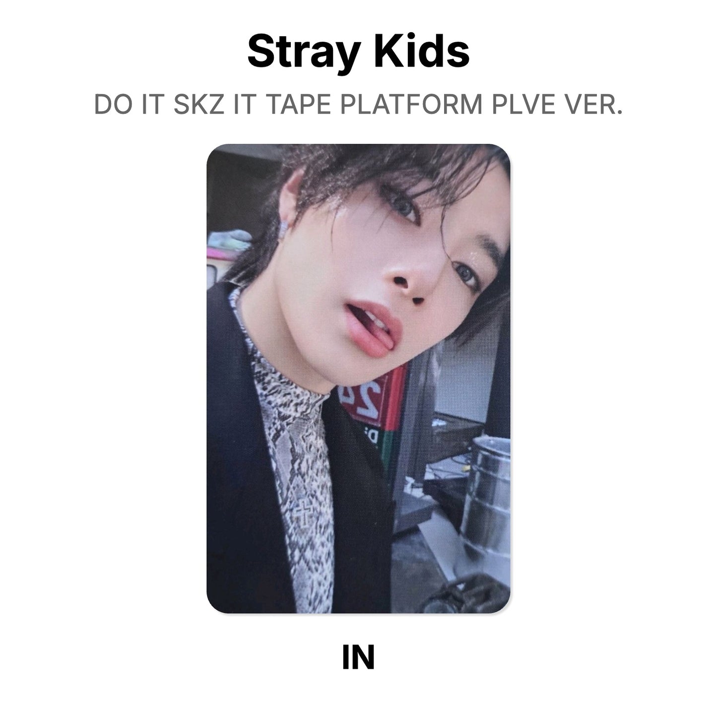 Stray Kids DO IT SKZ IT TAPE PLATFORM PLVE VER. photocard officielle