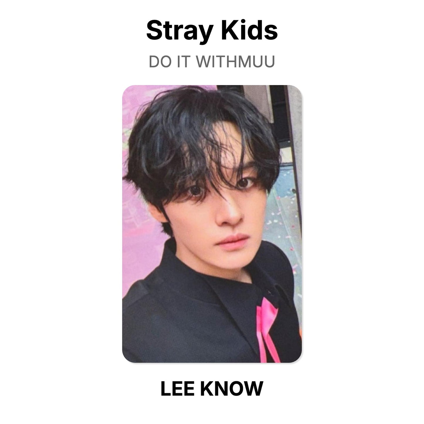 Stray Kids DO IT WITHMUU Official Photocard
