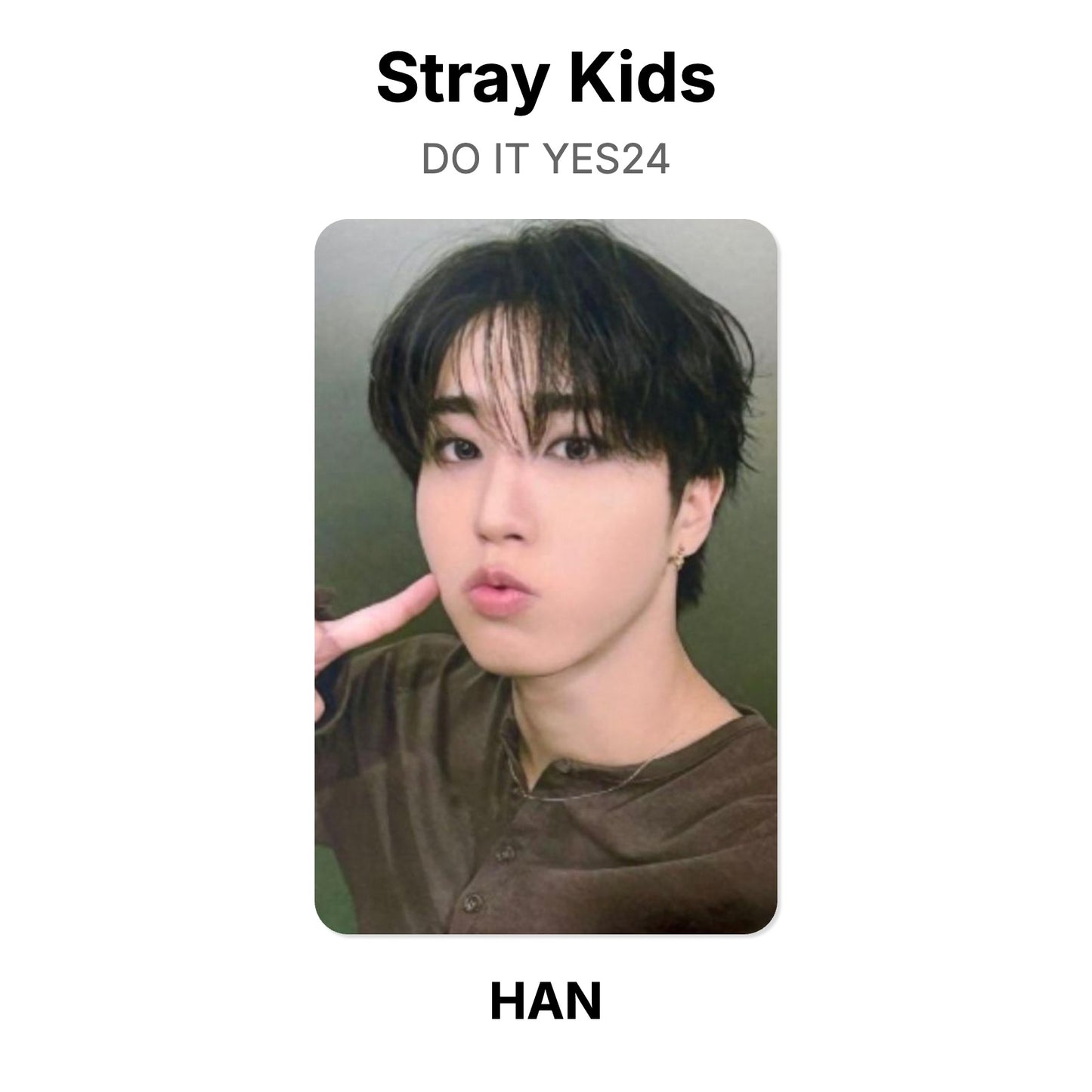 Stray Kids DO IT YES24 Official Photocard