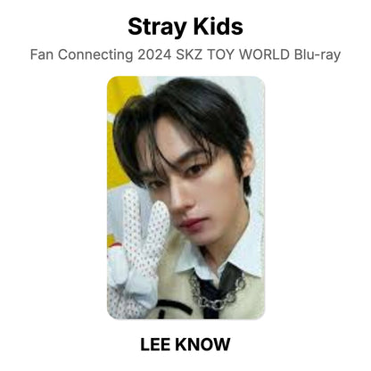 Stray Kids Fan Connecting 2024 SKZ TOY WORLD Blu-ray Official Photocard