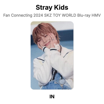 Stray Kids Fan Connecting 2024 SKZ TOY WORLD Blu-ray HMV photocard ufficiale